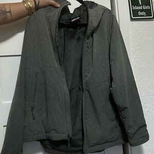Weatherproof Charcoal Hooded Jacket